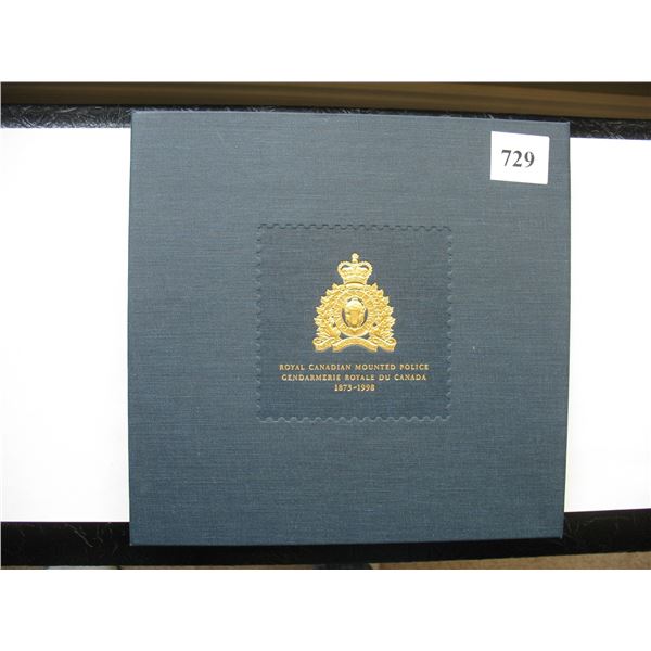 1998 ROYAL CANADIAN MOUNTED POLICE SET - 1 OZ SILVER PRIVY MARK & STAMP SET