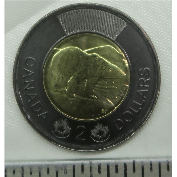 2022 Uncirculated Black Toonie "Symbol of Mourning"