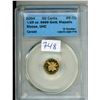 Image 1 : CCCS Graded 2004 Canada 50¢ Coin - 1/25oz .9999 Gold, Majestic Moose, UHC PF-70