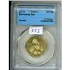 Image 1 : CCCS Graded 2018 Canada $1 Coin - Burrowing Owl SP-68