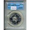 Image 1 : CCCS Graded 1975 Canada $1 Coin - Silver, Calgary Stampede SP-66