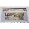 Image 1 : CCCS Graded Bank of Canada 2004 $100 Note - BJZ8715158 CUNC-62