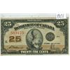 Image 1 : 1923 Dominion of Canada 25¢ shinplaster - McCavour / Saunders