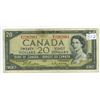 Image 1 : 1954 Bank of Canada $20.00 twenty dollar bill