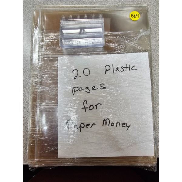 20 Pages Plastic Sleeves For Paper Money And Plastic Coin Rollers 20-pages-plastic-sleeves-for-paper-money-and-plastic-coin-rollers