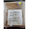 Image 1 : 20 pages plastic sleeves for paper money
