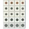 Image 2 : Sheet of 20 2002 Canadian coins - four pennies, four nickels, four dimes, four quarters and four fif