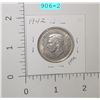 Image 2 : 1942 Canadian Fifty Cent Piece Carded Coin