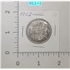 Image 1 : 1952 Canadian Fifty Cent Piece Carded Coin
