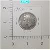 Image 2 : 1952 Canadian Fifty Cent Piece Carded Coin