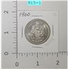 Image 1 : 1960 Canadian Fifty Cent Piece Carded Coin