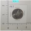 Image 1 : 1967 Canadian Fifty Cent Piece Carded Coin