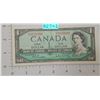 Image 1 : 1954 Canadain One Dollar Bill