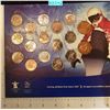 Image 2 : 2010 Seventeen Canadain Coins Fifteen Quarters And Two Loonies Vancouver 2010 Olympics Set