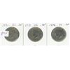 Image 1 : 3 US 50 cent coins 2 - 1971, 1 -1976