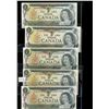 Image 1 : 5 1973 $1 Bills uncirc.