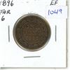 Image 1 : 1896 Canadian Large Cent - Far 6, EF