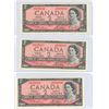 Image 3 : 5 sequential 1954 Canadian 2 dollar bills - Lawson/Bouey - T/G 9155916-920