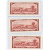 Image 4 : 5 sequential 1954 Canadian 2 dollar bills - Lawson/Bouey - T/G 9155916-920