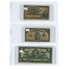 Image 4 : Junior start up money collection - Assorted Canadian small cents, and domestic and foreign bills - v