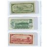 Image 7 : Junior start up money collection - Assorted Canadian small cents, and domestic and foreign bills - v