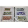 Image 2 : Binder of 6 assorted Canadian bills - various years