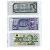 Image 5 : Binder of 6 assorted Canadian bills - various years