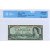 Image 1 : 1954 Canadian $1.00 bill *Devil's Face* CCCS graded UNC-65