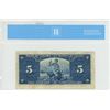 Image 2 : 1937 Canadian $5.00 bill CCCS graded F-18 - Osborne Towers