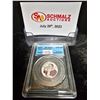 Image 1 : 2004 Canada 25¢ Santa, colored - CCCS graded UNC-66