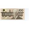 Image 2 : 1988 Canadian 100 dollar bill - Knight/Thiessen - BJM7509431