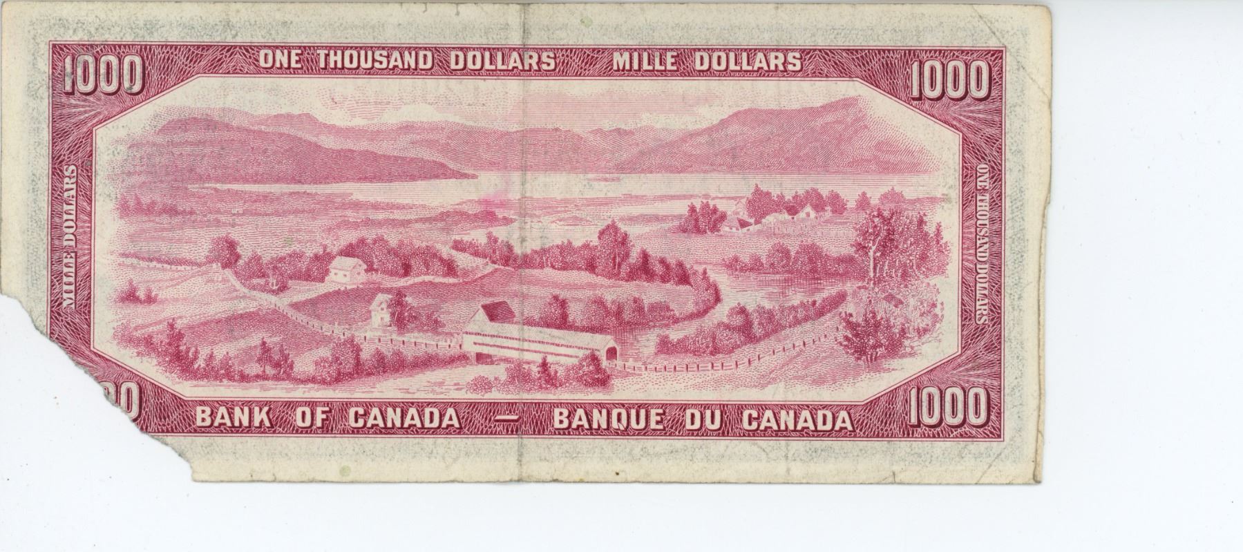 1954 Canadian 1000 Dollar Bill Lawson Bouey A K 1299425 Schmalz 1954-canadian-1000-dollar-bill-lawson-bouey-a-k-1299425-schmalz