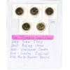 Image 1 : 5 "Olympic" Canadian 1 dollar coins - 2006, 2008, 2010, 2012 and 2016