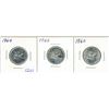 Image 1 : Lot of Canadian 25¢ Coins - 1960, 1963-64