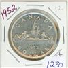 Image 1 : 1952 Canadian $1 Silver Voyager Coin