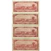Image 2 : Lot of Circulated 1954 Canada $2 Bills - Beattie/Rasminsky/Lawson/Bouey