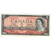 Image 1 : Near Uncirculated 1954 Canada $2 Bill - V/B8237889 Beattie/Coyne