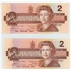 Image 1 : Lot of Near Uncirculated 1986 Canada $2 Bills - Thiessen/Crow