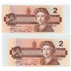Image 1 : Lot of Near Uncirculated 1986 Canada $2 Bills - Thiessen/Crow