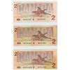 Image 2 : Lot of Circulated 1986 Canada $2 Bills - Thiessen/Crow