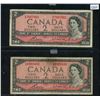 Image 1 : Lot of Circulated 1954 Canada $2 Bills - Bouey/Rasminsky