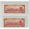 Image 2 : Lot of Circulated 1954 Canada $2 Bills - Bouey/Lawson
