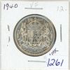 Image 1 : 1940 Canada 50¢ Coin