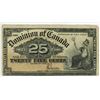 Image 1 : 1900 Dominion of Canada 25¢ Shinplaster Bill