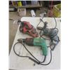 Image 1 : King Canada electric planer & Makita corded impact drill + Hitachi Drill