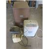 Image 1 : Metal Cabinet + Dehumidifier + Vintage TV & Radio