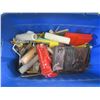 Image 2 : Jumbo Rubbermaid tub with assorted painting tools/supplies