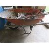 Image 2 : Wheel barrow with assorted tools