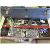 Image 2 : Metal Tool box full of misc. Electrical parts