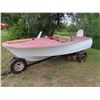 Image 3 : Sangstercraft boat 14ft - Serial #: 205377, 65HP Model: Rumbout 1260lbs - comes with trailer (Unkown
